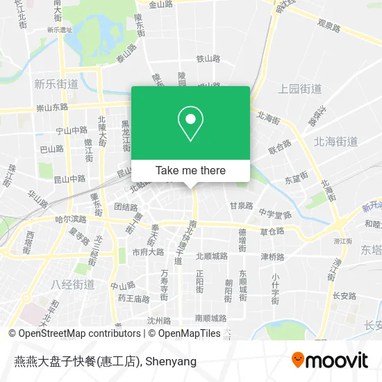 燕燕大盘子快餐(惠工店) map