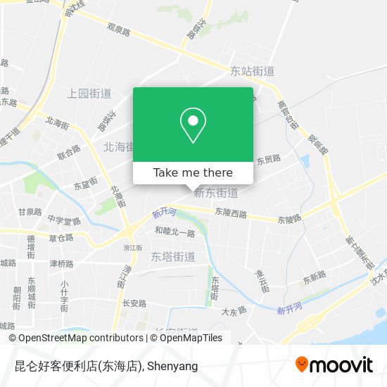 昆仑好客便利店(东海店) map