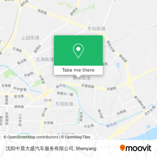 沈阳中晨大盛汽车服务有限公司 map