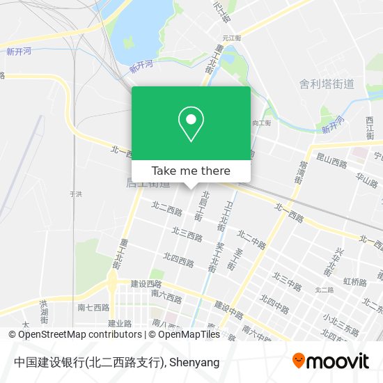 中国建设银行(北二西路支行) map