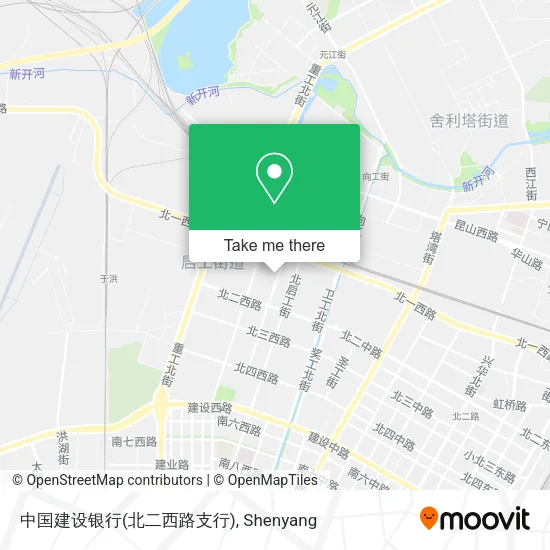 中国建设银行(北二西路支行) map