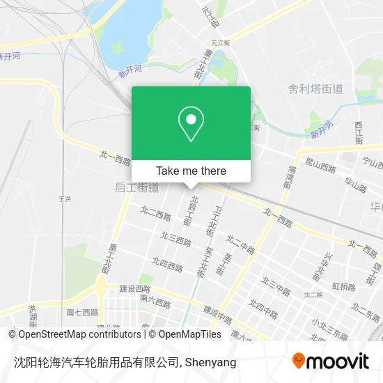 沈阳轮海汽车轮胎用品有限公司 map
