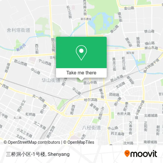 三桥洞小区-1号楼 map