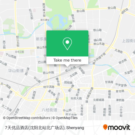 7天优品酒店(沈阳北站北广场店) map