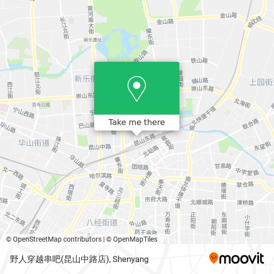 野人穿越串吧(昆山中路店) map