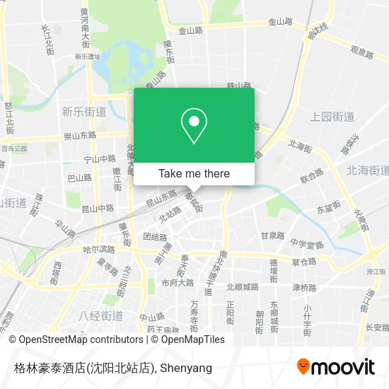 格林豪泰酒店(沈阳北站店) map