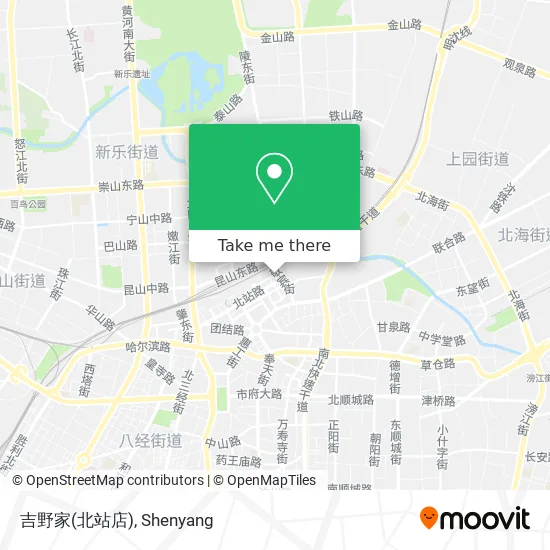 吉野家(北站店) map