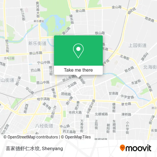 喜家德虾仁水饺 map