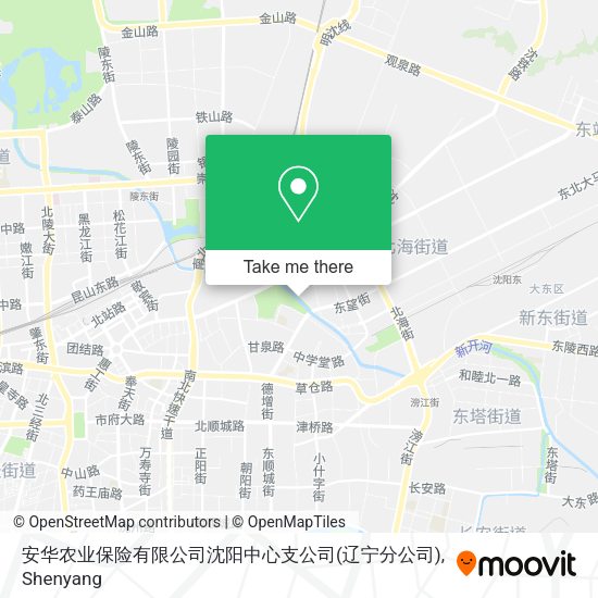 安华农业保险有限公司沈阳中心支公司(辽宁分公司) map
