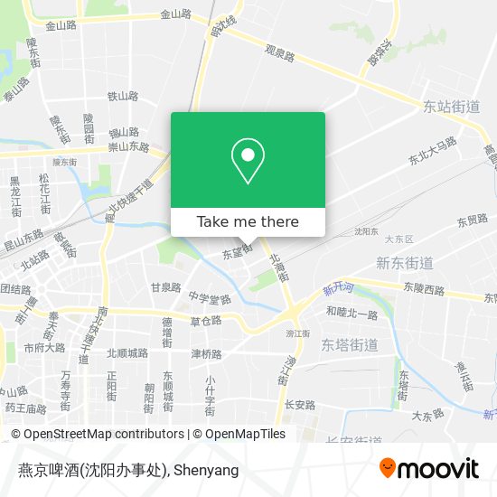燕京啤酒(沈阳办事处) map