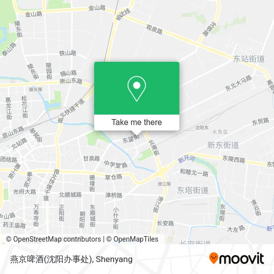 燕京啤酒(沈阳办事处) map