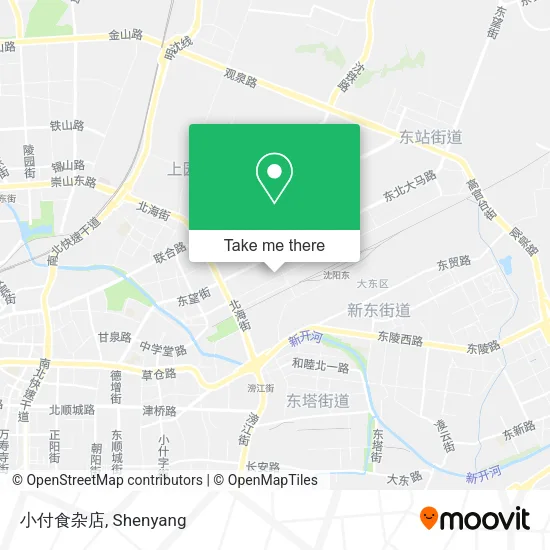 小付食杂店 map