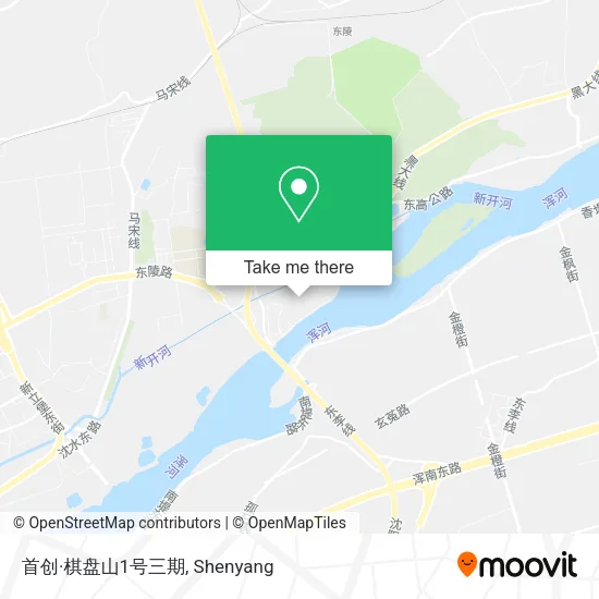 首创·棋盘山1号三期 map