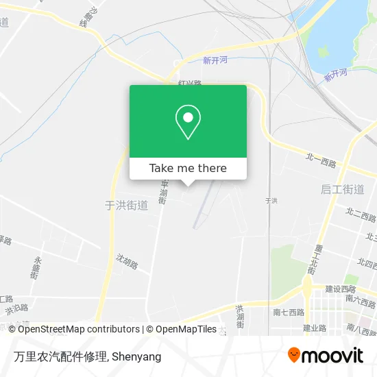 万里农汽配件修理 map