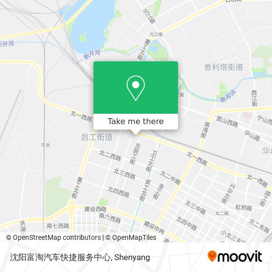沈阳富淘汽车快捷服务中心 map