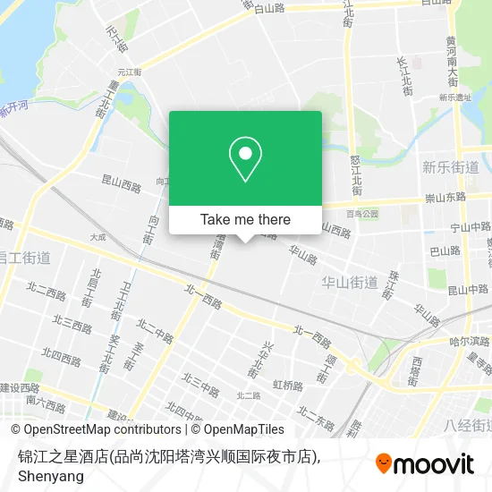 锦江之星酒店(品尚沈阳塔湾兴顺国际夜市店) map