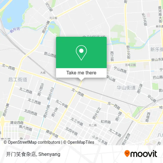 开门笑食杂店 map