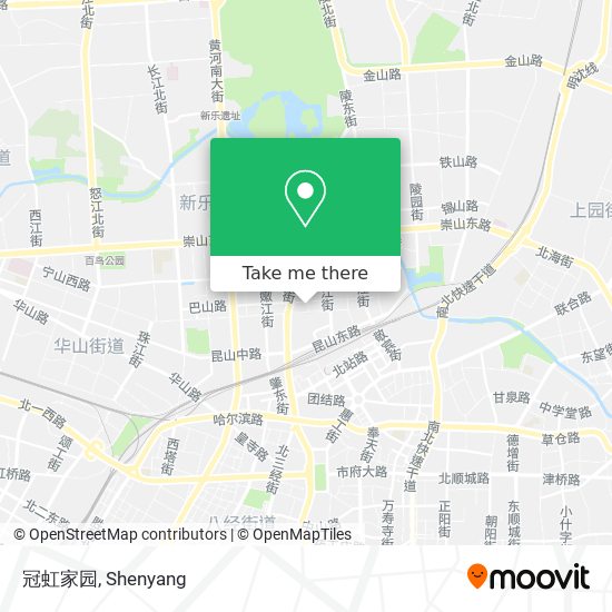 冠虹家园 map