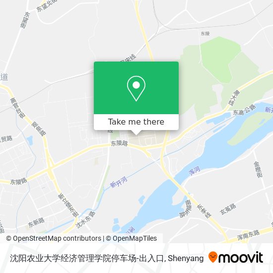 沈阳农业大学经济管理学院停车场-出入口 map