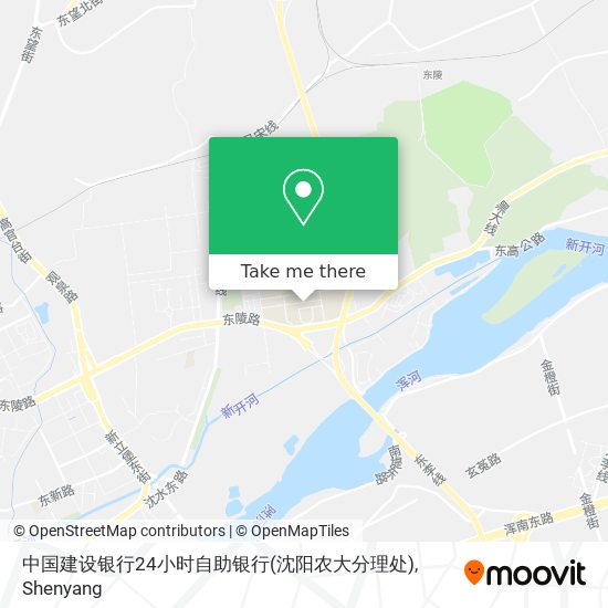 中国建设银行24小时自助银行(沈阳农大分理处) map