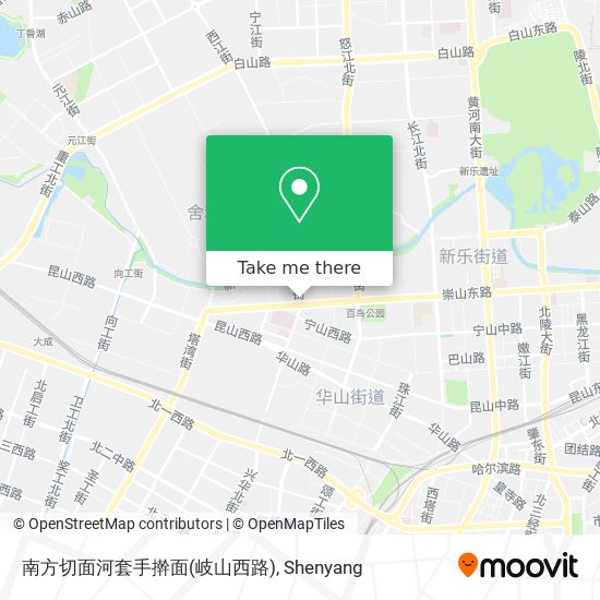 南方切面河套手擀面(岐山西路) map