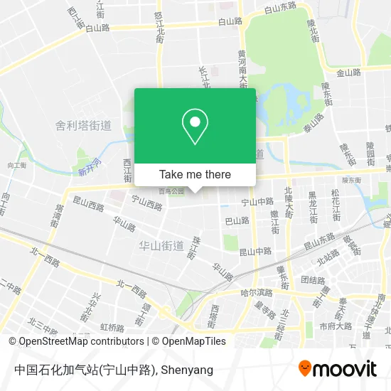 中国石化加气站(宁山中路) map