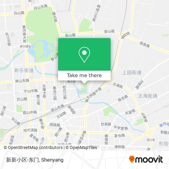 新新小区-东门 map