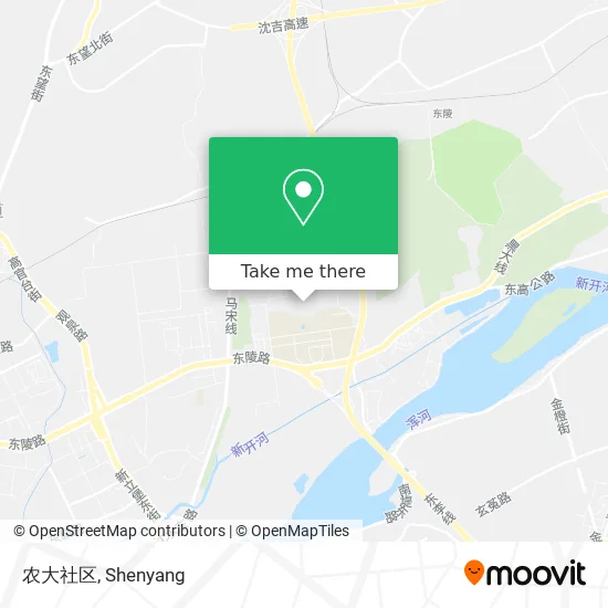 农大社区 map