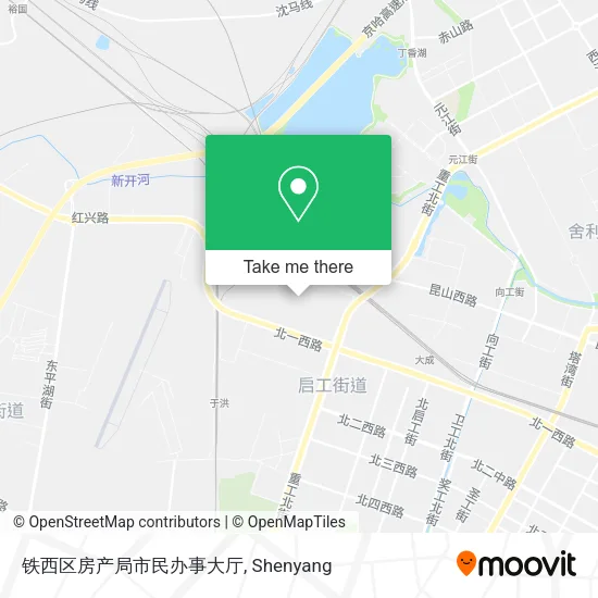 铁西区房产局市民办事大厅 map
