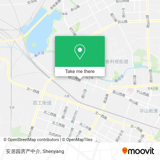 安居园房产中介 map