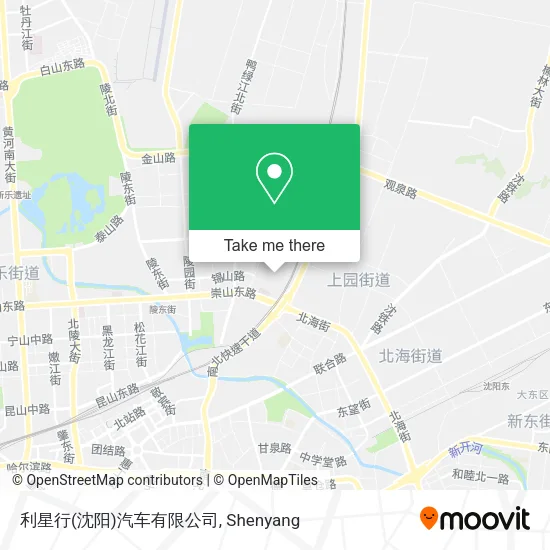 利星行(沈阳)汽车有限公司 map