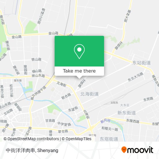 中街洋洋肉串 map