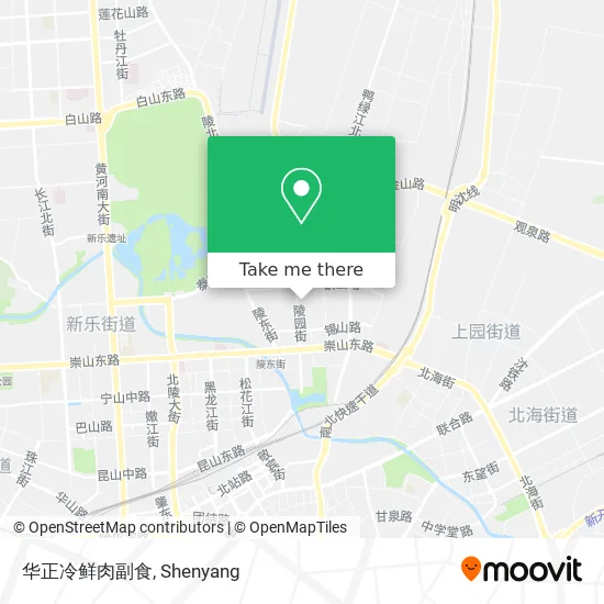华正冷鲜肉副食 map
