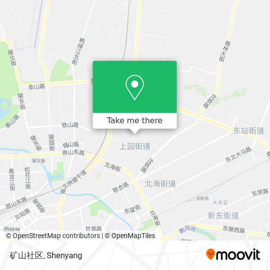 矿山社区 map