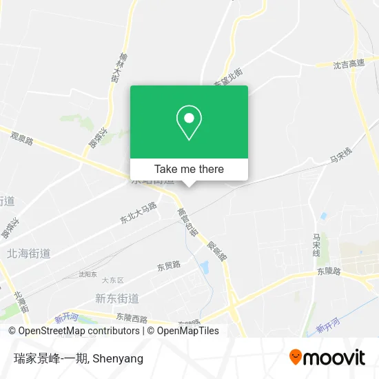 瑞家景峰-一期 map