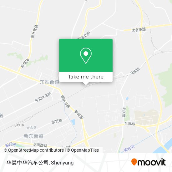 华晨中华汽车公司 map