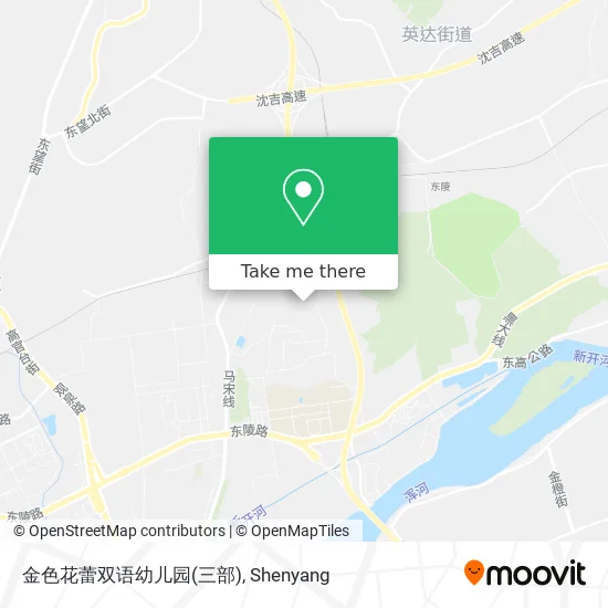 金色花蕾双语幼儿园(三部) map