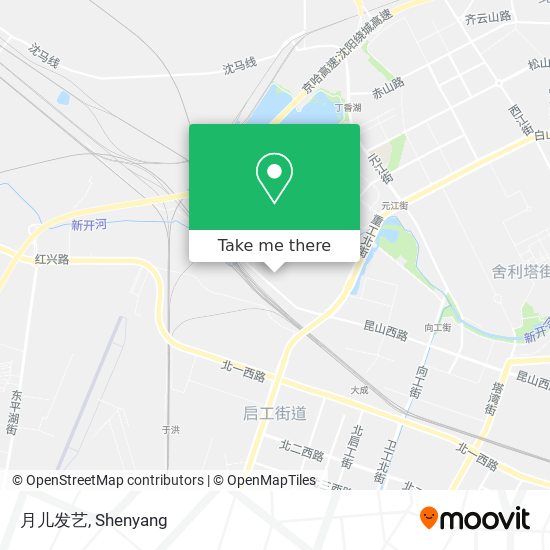 月儿发艺 map