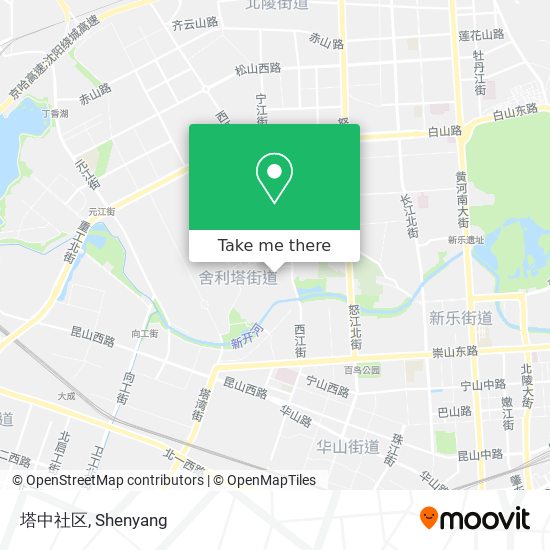 塔中社区 map