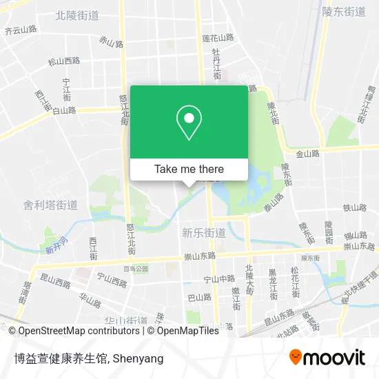 博益萱健康养生馆 map