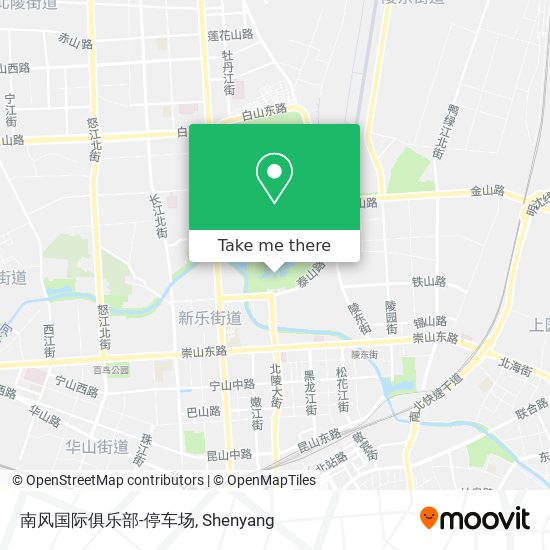 南风国际俱乐部-停车场 map