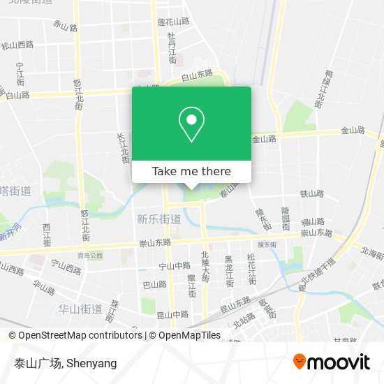 泰山广场 map