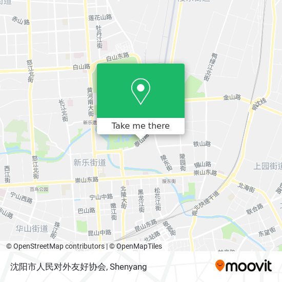 沈阳市人民对外友好协会 map