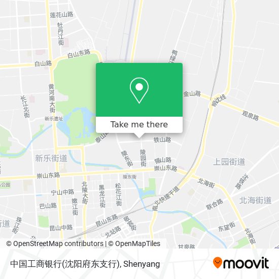 中国工商银行(沈阳府东支行) map