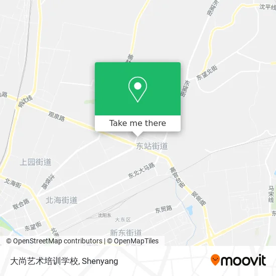 大尚艺术培训学校 map