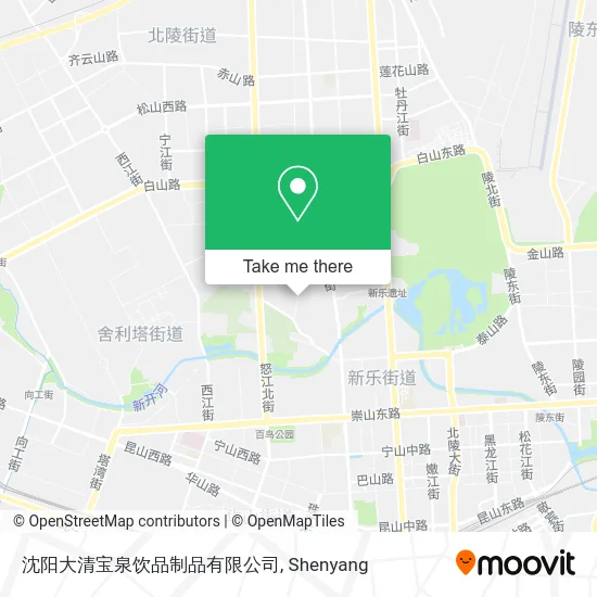 沈阳大清宝泉饮品制品有限公司 map