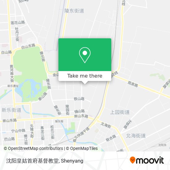 沈阳皇姑首府基督教堂 map