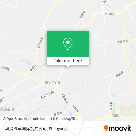 华晨汽车国际贸易公司 map