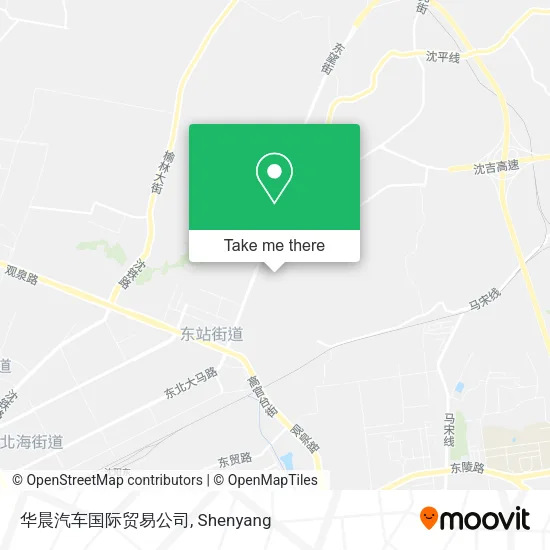 华晨汽车国际贸易公司 map