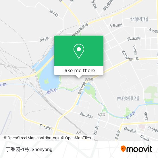 丁香园-1栋 map